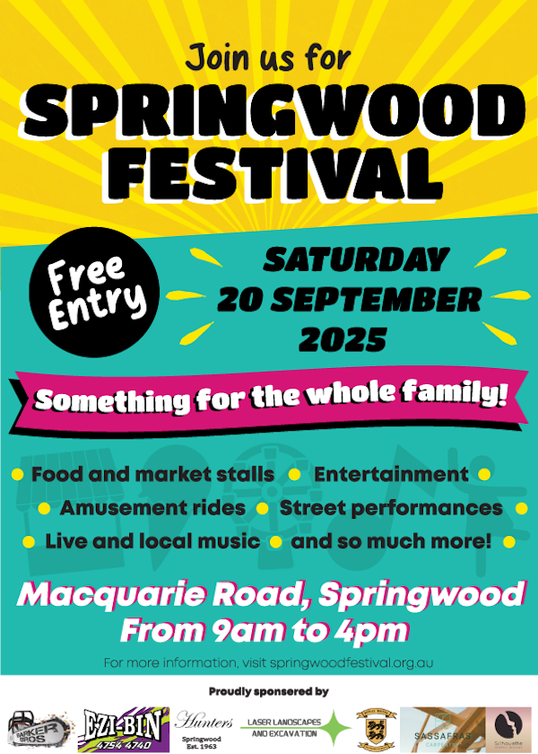 Springwood Festival 2025 Poster